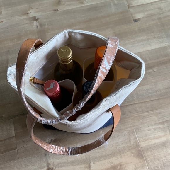 4 Bottle Wine Tote - Picture 2 of 5